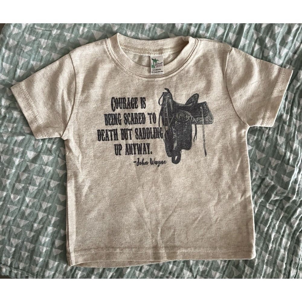 Laughing Giraffe Infant Boys 6-12M Shirt Sleeve Shirt John Wayne